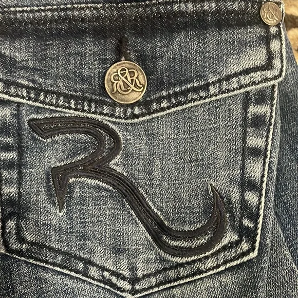 Rock & Republic Kasandra Flare Jeans size 2 M Stretch Great Condition R010353 - Picture 3 of 17